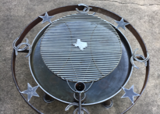 Texas Fire Pit with grill